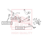 Рычаг независимой подвески колеса, подвеска колеса <b>ASVA 0124003W</b>