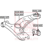Рычаг независимой подвески колеса, подвеска колеса <b>ASVA 0124004</b>