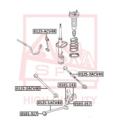Рычаг независимой подвески колеса, подвеска колеса <b>ASVA 01251ACV40</b>