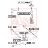 Рычаг независимой подвески колеса, подвеска колеса <b>ASVA 0125220L</b>
