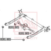 Сайлентблок, рычаг независимой подвески колеса <b>ASVA 0201003</b>