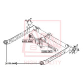 Сайлентблок, рычаг независимой подвески колеса <b>ASVA 0201007</b>