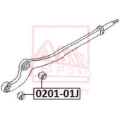 Сайлентблок, рычаг независимой подвески колеса <b>ASVA 020101J</b>