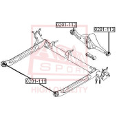 Сайлентблок, рычаг независимой подвески колеса <b>ASVA 0201113</b>