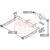 Сайлентблок, рычаг независимой подвески колеса <b>ASVA 0201118</b>