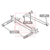 Сайлентблок, рычаг независимой подвески колеса <b>ASVA 0201234</b>