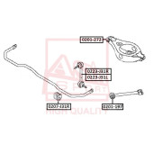 Сайлентблок, рычаг независимой подвески колеса <b>ASVA 0201272</b>