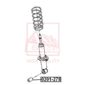 Сайлентблок, рычаг независимой подвески колеса <b>ASVA 0201278</b>