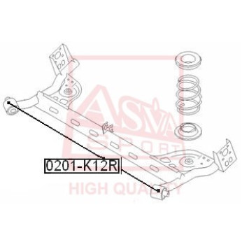 Сайлентблок балки моста зад. прав/лев Asva 0201-K12R