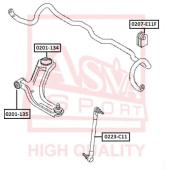 Втулка, стабилизатор <b>ASVA 0207E11F</b>