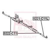 Тяга рулевая / шарнир осевой <b>ASVA 0222C11</b>
