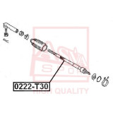 Тяга рулевая / шарнир осевой <b>ASVA 0222T30</b>