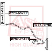 Стойка стабилизатора <b>ASVA 022360YRL</b>