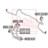 Рычаг независимой подвески колеса, подвеска колеса <b>ASVA 0224014</b>