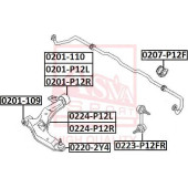 Рычаг независимой подвески колеса, подвеска колеса <b>ASVA 0224P12R</b>