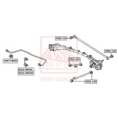 Сайлентблок, рычаг независимой подвески колеса <b>ASVA 0301120</b>
