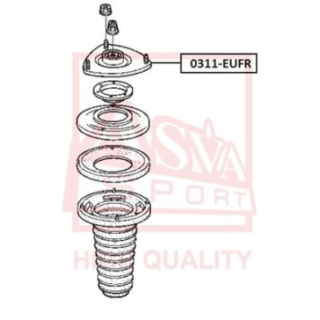 Подвеска, амортизатор <b>ASVA 0311EUFR</b>