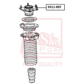 Подвеска, амортизатор <b>ASVA 0311REF</b>