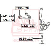 Опора шаровая <b>ASVA 0320213</b>