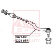 Наконечник поперечной рулевой тяги <b>ASVA 032107R</b>