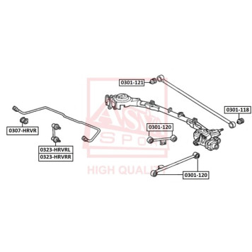 Стойка стабилизатора <b>ASVA 0323HRVRL</b>
