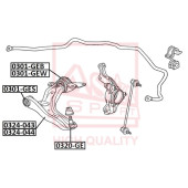 Рычаг независимой подвески колеса, подвеска колеса <b>ASVA 0324044</b>