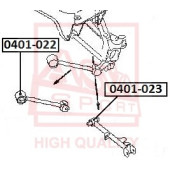 Сайленблок заднего поперечного рычага 0401-023 <b>ASVA 0401023</b>