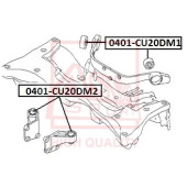 Сайлентблок, рычаг независимой подвески колеса <b>ASVA 0401CU20DM1</b>