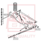 Ремкомплект, опора стойки амортизатора <b>ASVA 0403021</b>