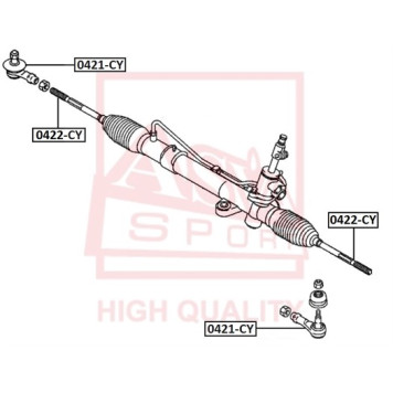 Наконечник поперечной рулевой тяги <b>ASVA 0421CY</b>