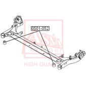 Сайлентблок, рычаг независимой подвески колеса <b>ASVA 0501052</b>