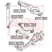 Сайлентблок, рычаг независимой подвески колеса <b>ASVA 0501MZ3R</b>