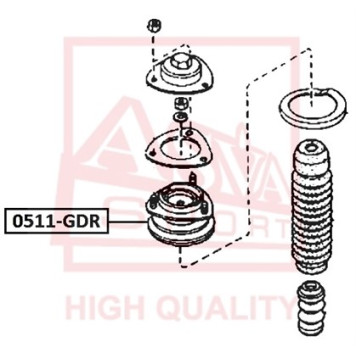 Подвеска, амортизатор <b>ASVA 0511GDR</b>