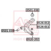 Опора шаровая <b>ASVA 0520202</b>