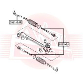 Наконечник рулевой правый <b>ASVA 0521GJR</b>