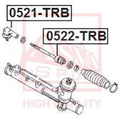 Наконечник поперечной рулевой тяги <b>ASVA 0521TRB</b>