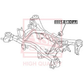 Сайлентблок, рычаг независимой подвески колеса <b>ASVA 0801B13DIFR</b>