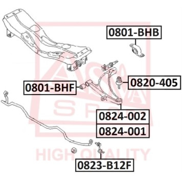 Опора шаровая <b>ASVA 0820405</b>