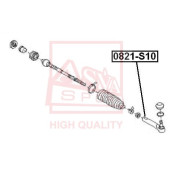 Наконечник поперечной рулевой тяги <b>ASVA 0821S10</b>