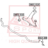 Стойка стабилизатора <b>ASVA 0823B9</b>