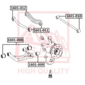 Сайлентблок, рычаг независимой подвески колеса <b>ASVA 1601012</b>