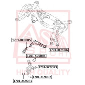 Сайлентблок, рычаг независимой подвески колеса <b>ASVA 1701XC90R3</b>