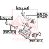 Сайлентблок, рычаг независимой подвески колеса <b>ASVA 1901001Z</b>