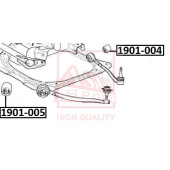 Сайлентблок, рычаг независимой подвески колеса <b>ASVA 1901005</b>
