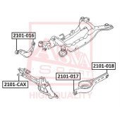 Сайлентблок, рычаг независимой подвески колеса <b>ASVA 2101016</b>