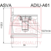 Шрус внутренний 34x123 [12] <b>ASVA ADIUA61</b>