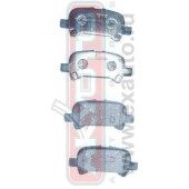 Колодки тормозные дисковые задние <b>ASVA AKD06030</b>