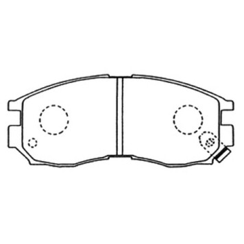Комплект тормозных колодок, дисковый тормоз <b>ASVA AKD1120</b>