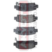 Колодки тормозные дисковые задние <b>ASVA AKD1171</b>