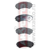 Колодки тормозные дисковые передние <b>ASVA AKD1205</b>